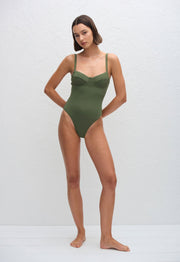 Balconette Maillot - Safari Crinkle - Matteau